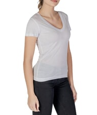 GUESS VN SS LIGHT BASIC Tricou moale cu decolteu în V alb purpuriu - tricou - 3