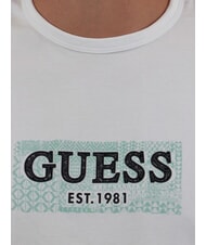 GUESS SS CN BOX Tricou cu imprimeu logo alb purpuriu - tricou - 3
