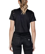 GUESS CN SS EYELET Tricou cu nod si broderie - tricou