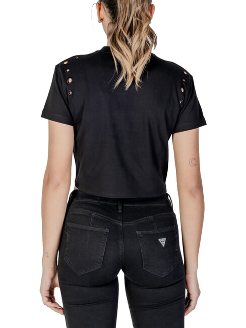 CN SS EYELET Tricou cu nod si broderie jetbla - tricou