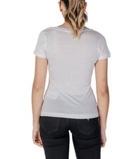 GUESS VN SS LIGHT BASIC Tricou moale cu decolteu &icirc;n V alb purpuriu - tricou - 2
