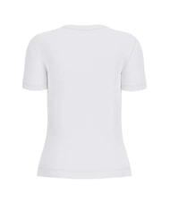 GUESS VN SS LIGHT BASIC Tricou moale cu decolteu &icirc;n V alb purpuriu - tricou - 5