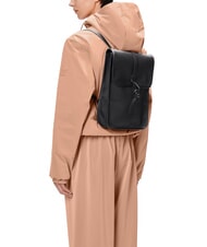 RAINS BACKPACK MICRO Rucsac suport tableta boabe negre - Rucsacuri pentru școală și timp liber - 4