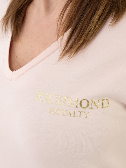 VATICI Tricou stretch pulbere/aur - tricou