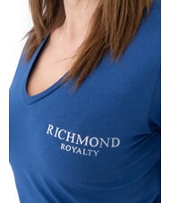 JOHN RICHMOND VATICI Tricou stretch albastru închis/argintiu - tricou - 3