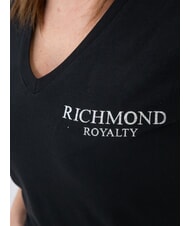 JOHN RICHMOND VATICI Tricou stretch negru/argintiu &icirc;nchis - tricou - 3