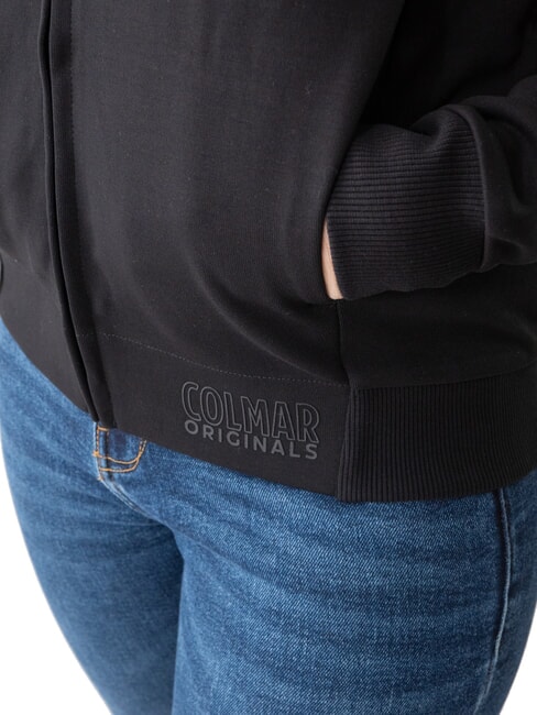 NEW TOPIC Hanorac cu fermoar complet cu buzunare negru - Hanorace pentru femei