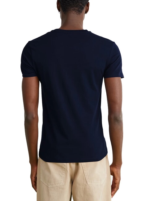 DUNSTAN RIVER Tricou din bumbac cu buzunar safir &icirc;nchis/denim &icirc;nchis - tricou