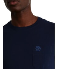 TIMBERLAND DUNSTAN RIVER Tricou din bumbac cu buzunar safir &icirc;nchis/denim &icirc;nchis - tricou - 3