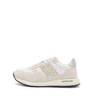 LOVE MOSCHINO DUNE 30 Tenisi cu crampoane în formă de inimă alb/argintiu10 - Pantofi femei - 2