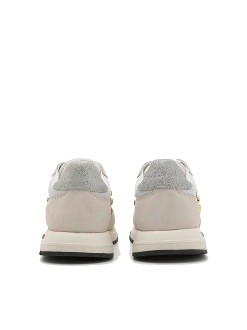 DUNE 30 Tenisi cu crampoane în formă de inimă alb/argintiu10 - Pantofi femei