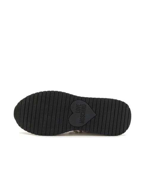 DUNE 30 Tenisi cu crampoane în formă de inimă alb/argintiu10 - Pantofi femei