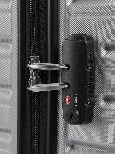 FLASHLINE Cărucior pentru bagaje de mână skysilver - Bagaje de mână