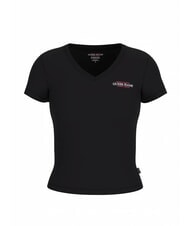 GUESS JEANS SS VN SLIM Tricou din bumbac jetbla - tricou - 4