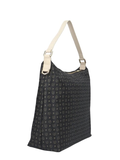 Patrimoniul clasic Geantă de umăr, cu curea de umăr Negru / Crem - Genți femei