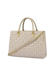 POLLINI HERITAGE MATELASSE Geanta de mana cu curea de umar fildeş - Genți femei - 4