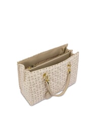 POLLINI HERITAGE MATELASSE Geanta de mana cu curea de umar fildeş - Genți femei - 5