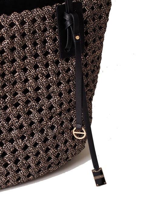 LA NIDO SHOPPER LARGE Geanta de umar OP / NATURAL / NEGRU - Genți femei