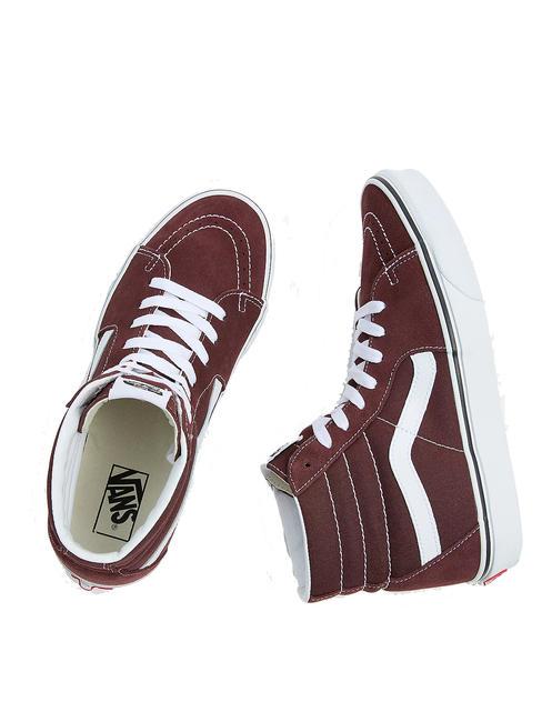 UA SK8-HI Tenisi din piele teoria culorii ciocolată amară - Pantofi unisex