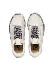 VANS UA OLD SKOOL  Tenisi din piele subliniat alb/alb - Pantofi unisex - 4
