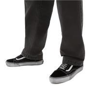 VANS UA OLD SKOOL  Tenisi din piele subliniat alb/negru - Pantofi unisex - 5