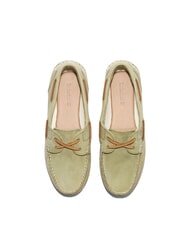 TIMBERLAND CLASSIC BOAT Pantofi de barca din piele intoarsa verde deschis - Pantofi femei - 5