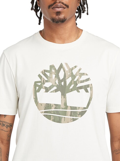 KENNEBEC RIVER TREE LOGO Tricou din bumbac alb vintage - tricou