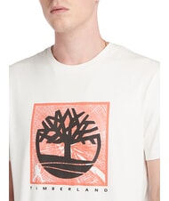 TIMBERLAND SHORT SLEEVE Tricou din bumbac alb vintage - tricou - 3