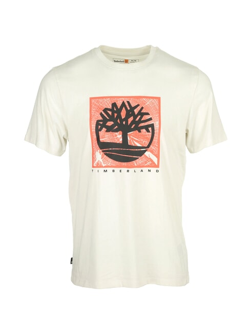 SHORT SLEEVE Tricou din bumbac alb vintage - tricou