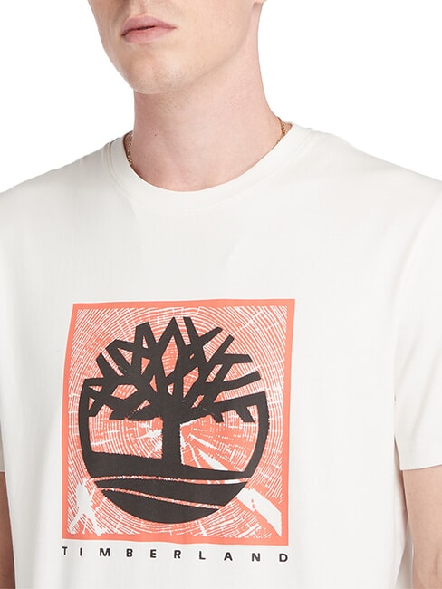 SHORT SLEEVE Tricou din bumbac alb vintage - tricou