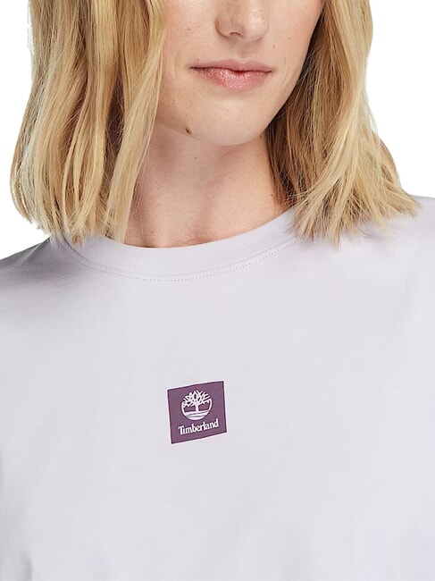 STACK LOGO  Tricou din bumbac liliac pastel - tricou