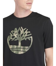 TIMBERLAND KENNEBEC RIVER TREE LOGO Tricou din bumbac BLACK - tricou - 3