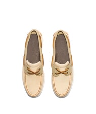 TIMBERLAND CLASSIC BOAT  Pantofi de barca cu cusaturi nubuc galben deschis - Pantofi bărbați - 5