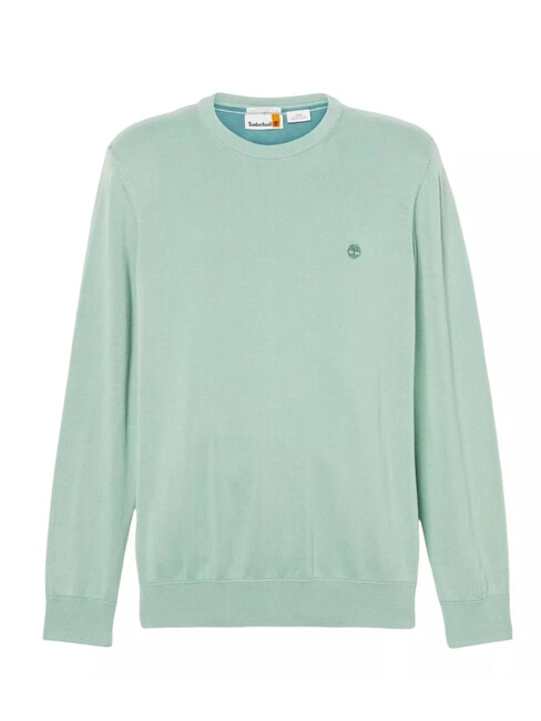 WILLIAMS RIVER Pulover cu gât verde granit - Pulovere pentru bărbați