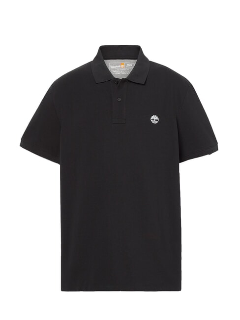 MILLERS RIVER Polo piqué BLACK - maiou Polo