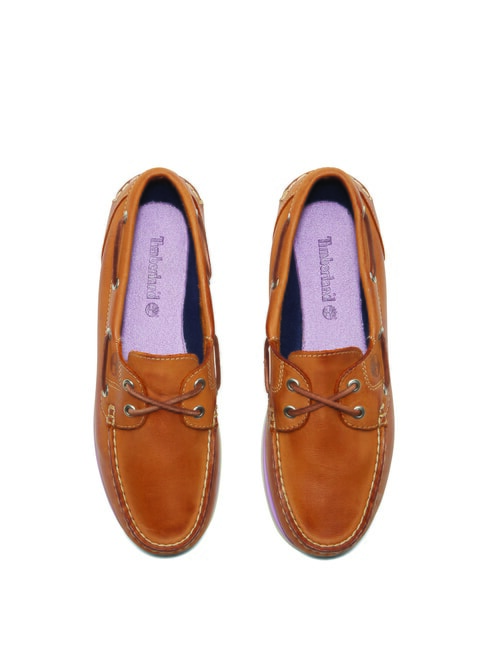 CLASSIC BOAT  Pantofi de piele, pantofi de barca maro deschis - Pantofi femei