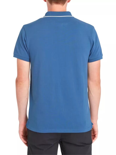 JACQUARD YD  Tricou polo cu maneca scurta denim închis la culoare - maiou Polo