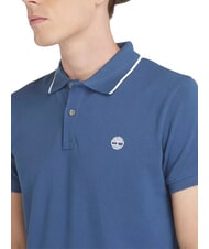 TIMBERLAND JACQUARD YD  Tricou polo cu maneca scurta denim închis la culoare - maiou Polo - 3