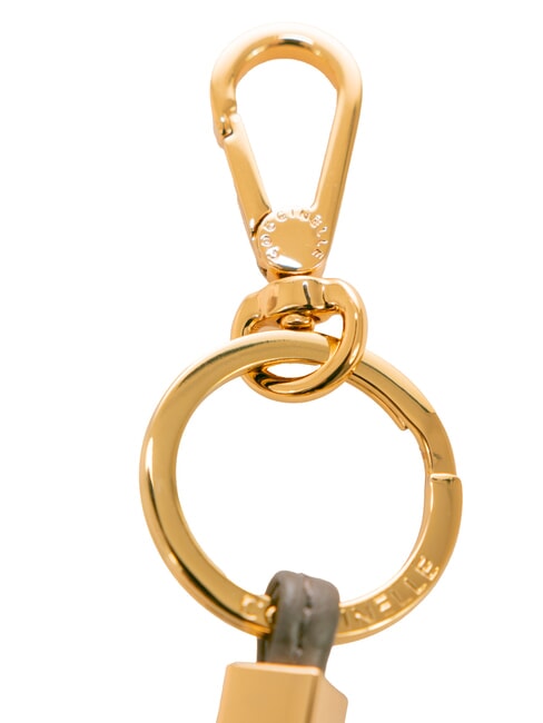 ESSENTIAL Breloc din piele și metal cafea - Portchei