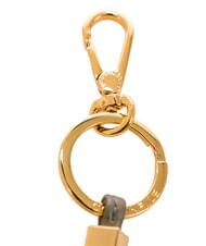 COCCINELLE ESSENTIAL Breloc din piele și metal cafea - Portchei - 2