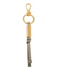 COCCINELLE ESSENTIAL Breloc din piele și metal taupe cald - Portchei - 3