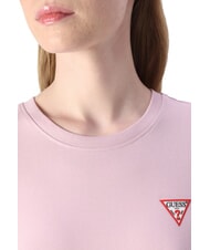 GUESS MINI TRIANGLE Tricou slim fit crema de liliac - tricou - 3