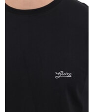 GUESS BASIC PIMA Tricou din bumbac stretch jetbla - tricou - 3