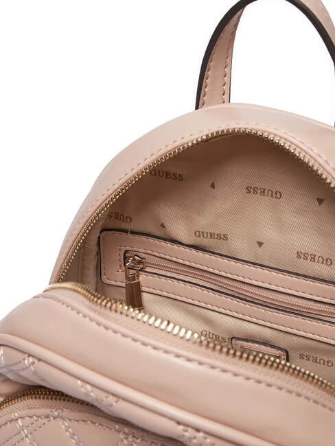 GIULLY Rucsac matlasat cu 2 compartimente bej deschis - Genți femei