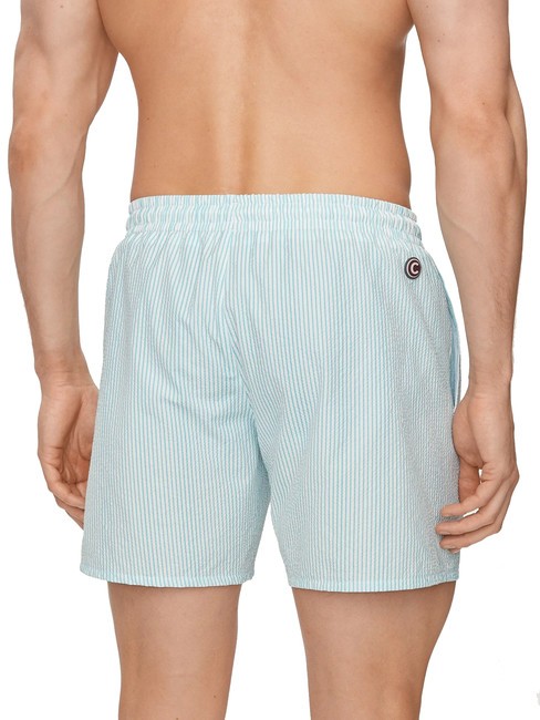 WIRE Bermude alb-hawaian - Costume de baie