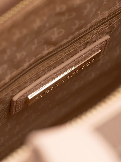 GRACE Geanta de umar cu crampoane bej - Genți femei