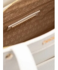 ROCCOBAROCCO GRACE Geanta de umar cu crampoane alb - Genți femei - 3