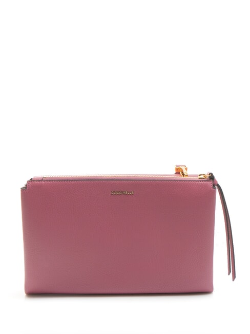 ARLETTIS SIGNATURE Geanta din piele cu bareta de umar pulpă roz - Genți femei