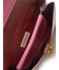 COCCINELLE ARLETTIS SIGNATURE Geanta din piele cu bareta de umar pulpă roz - Genți femei - 5