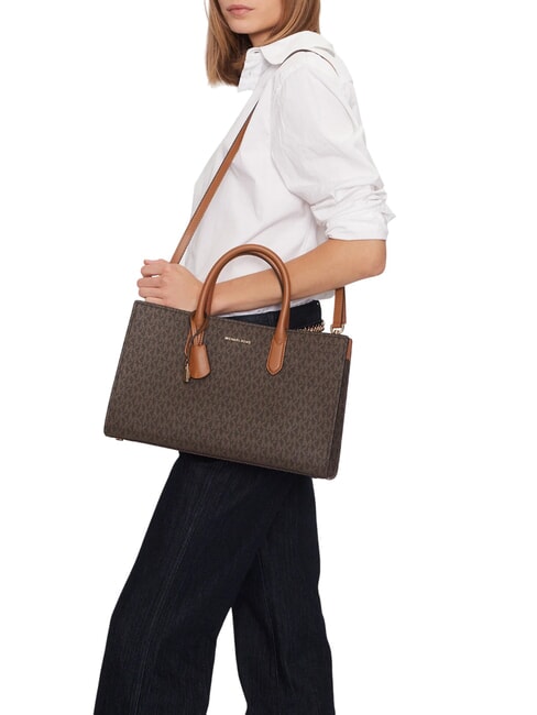 SCARLETT Geanta de mana, cu bareta de umar brn/ghinda - Genți femei